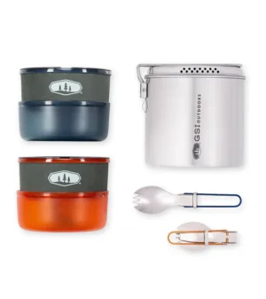Glacier Dualist – Juego de Cocina Ultraligero para Mochileros | GSI Outdoors