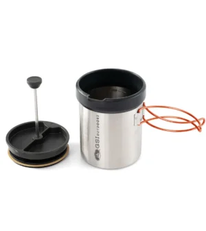 Glacier Personal Javapress GSI Outdoors | Prensa Francesa de Acero Inoxidable 25 oz para Camping