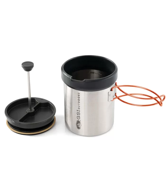 Glacier Personal Javapress GSI Outdoors | Prensa Francesa de Acero Inoxidable 25 oz para Camping