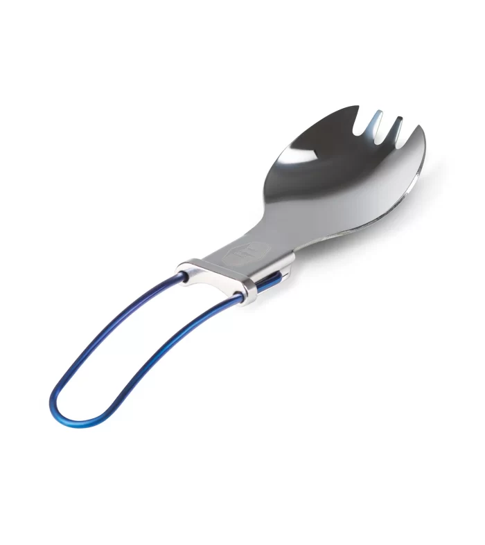 Glacier Folding Spork | GSI Outdoors | Spork de acero inoxidable plegable y compacto