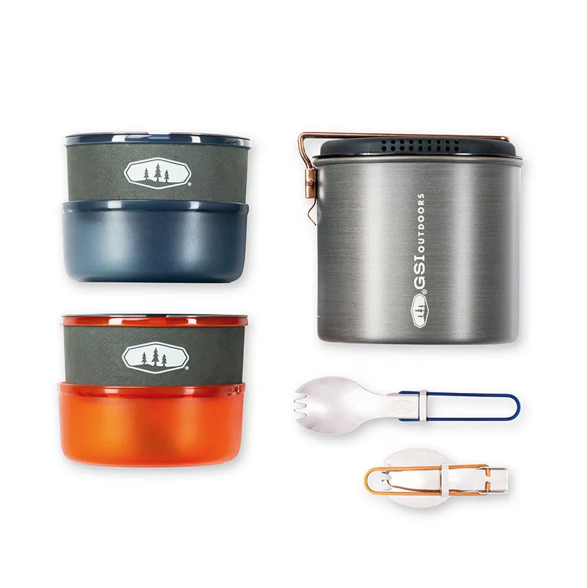 Juego de Cocina Ultraligero Halulite Dualist – GSI Outdoors | Camping y Mochileros