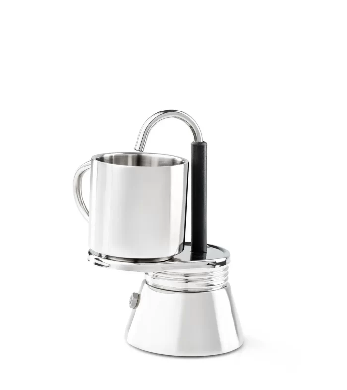 MiniEspresso Set 1 Cup GSI Outdoors | Cafetera Espresso Portátil de Acero Inoxidable para Camping