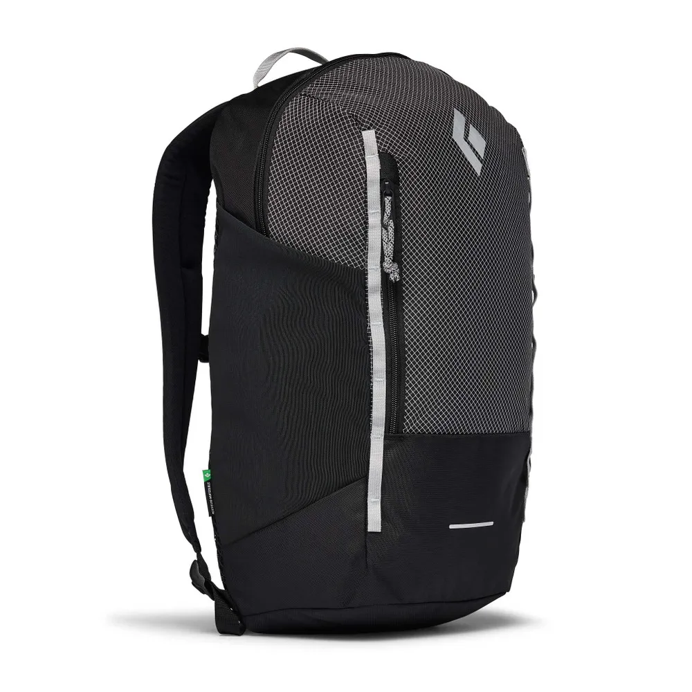 Pathos 28 Pack Black Diamond | Mochila Urbana 28L con Funda para Laptop y Tejido Reciclado