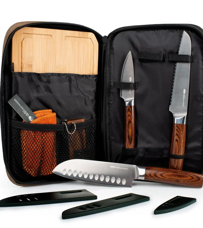 RAKAU Knife Set – Juego de Cuchillos Gourmet para Camping | GSI Outdoors