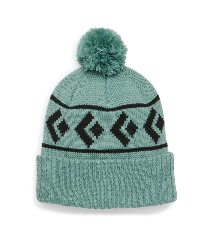 Tom Pom Beanie | Gorro con Pompón de Poliéster Reciclado – Black Diamond